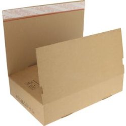 kaiserkraft Speedbox DHL-Kleinpaket, 1-wellig, VE 20 Stk, Innenmaße 347 x 244 x 70 mm, ab 10 VE