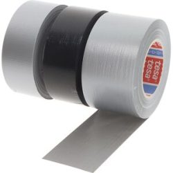 Gewebeband tesa® 60462, mit recyceltem Träger 50 m, B 50 mm, silber, VE 6 Stk, ab 18 VE tesa