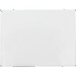 Whiteboard Economy, Stahl, weiß, BxH 1800 x 1200 mm, emailliert eurokraft pro