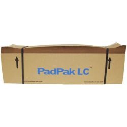 PadPak LC Papier, recycelt, Breite 760 mm, 70/70 g/m², braun, recyceltes Kraftpapier, Kraftpapier ratioform terra