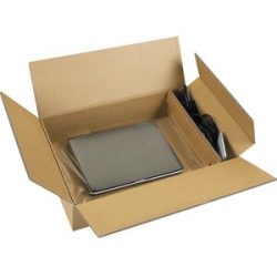 kaiserkraft Laptopverpackung Emba Flex®, VE 50 Stk, für 13''-Laptops, mit Zubehörfach