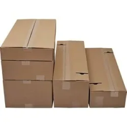 kaiserkraft Multisize-Versandkarton, braun, 2-wellig, VE 20 Stk, LxBxH 456 x 307 x 220 mm
