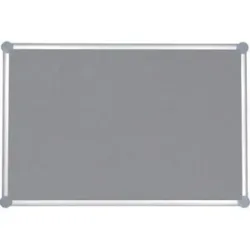 MAUL Pinnwandtafel 2000, Textil, grau, 1000 x 1500 mm