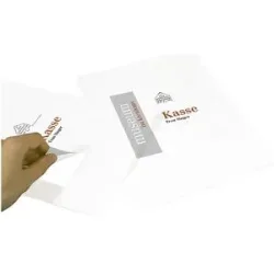kaiserkraft Transparentfolie, VE 10 Blatt, für Format 100 x 160 mm