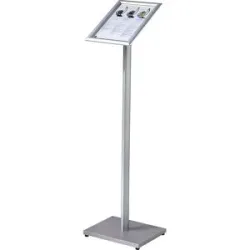 Infoständer, Querformathöhe 1060 mm / Hochformathöhe 1080 mm, für Format DIN A4 eurokraft basic