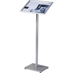 Infoständer, Querformathöhe 1080 mm / Hochformathöhe 1110 mm, für Format DIN A3 eurokraft basic