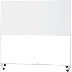 Whiteboard mit Fahrgestell, Stahl, beschichtet, BxH 2000 x 1000 mm eurokraft basic