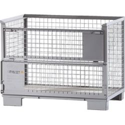 kaiserkraft Gitterbox, hohe Bauform, EUR-Tauschpalette, ab 5 Stück