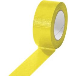Gewebeband, in verschiedenen Farben, VE 24 Rollen, gelb, Bandbreite 38 mm ratioform