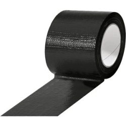 Gewebeband, in verschiedenen Farben, VE 12 Rollen, schwarz, Bandbreite 75 mm ratioform
