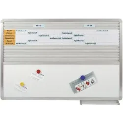 Mehrzwecktafel, universell, Breite 800 mm, Einsteck- und Whiteboard-Tafel EICHNER