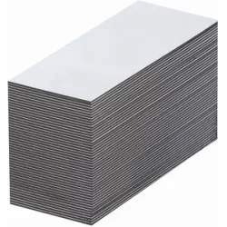 kaiserkraft Magnet-Lagerschilder, weiß, HxB 15 x 80 mm, VE 100 Stk