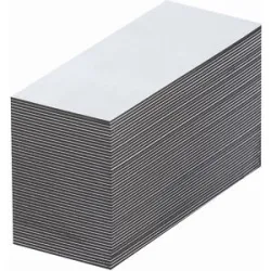 kaiserkraft Magnet-Lagerschilder, weiß, HxB 40 x 80 mm, VE 100 Stk