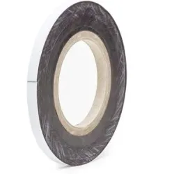 kaiserkraft Magnet-Lagerschilder, Rollenware, weiß, Höhe 15 mm, Rollenlänge 10 m