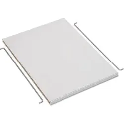 Sortierfachboden, VE 5 Stk, BxT 279 x 380 mm, lichtgrau RAL 7035 eurokraft pro