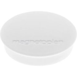 Magnet DISCOFIX STANDARD, Ø 30 mm, VE 80 Stk, weiß magnetoplan