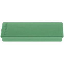 Rechteck-Magnet, BxLxH 22 x 55 x 8 mm, VE 60 Stk, grün magnetoplan