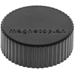 Magnet DISCOFIX MAGNUM, Ø 34 mm, VE 50 Stk, schwarz magnetoplan