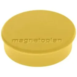 Magnet DISCOFIX HOBBY, Ø 25 mm, VE 100 Stk, gelb magnetoplan