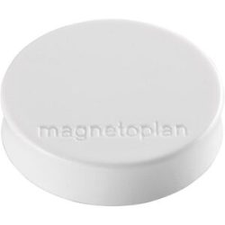 Ergo-Magnet, Ø 30 mm, VE 60 Stk, weiß magnetoplan