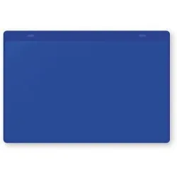 kaiserkraft Dokumententaschen, magnetisch, DIN A5 quer, VE 10 Stk, blau
