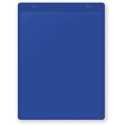 kaiserkraft Dokumententaschen, magnetisch, DIN A5 hoch, VE 10 Stk, blau