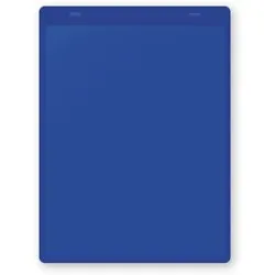 kaiserkraft Dokumententaschen, magnetisch, DIN A5 hoch, VE 50 Stk, blau