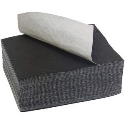 kaiserkraft Vlies-Bodenmattentücher, BxL 400 x 500 mm, VE 50 Stk, mit Antirutsch-Beschichtung