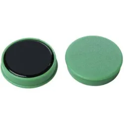 Rundmagnet, Kunststoff, Ø 30 mm, VE 36 Stk, grün eurokraft basic