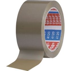 PVC-Packband, tesapack® 4120, VE 36 Rollen, braun, Bandbreite 50 mm tesa
