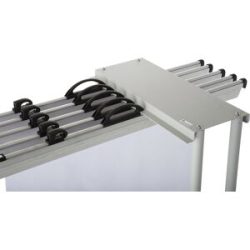 kaiserkraft Einhängehalterung, Aluminium, für max. 20 Seiten, für DIN A0, VE 5 Stk
