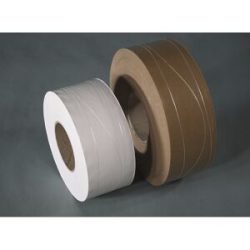 Nassklebeband fadenverstärkt, 2 Längsfäden, 1 Sinusfaden, VE 12 Rollen, braun, Bandbreite 70 mm ratioform