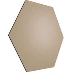 Design-Pinnwand sechseckig, Kork, BxH 600 x 600 mm, beige Chameleon