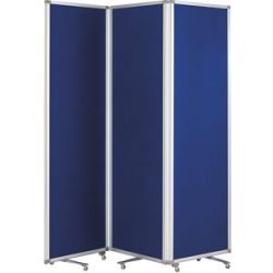 magnetoplan Präsentationswand Weiß, Blau