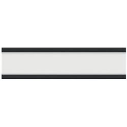 Fenstermagnet, HxB 15 x 60 mm, VE 20 Stk, schwarz magnetoplan
