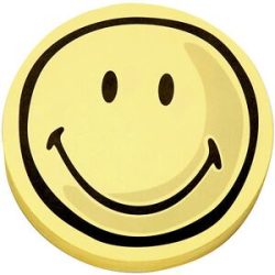Kommunikationskarten, Smiley positiv, VE 500 Stk, Ø 100 mm magnetoplan