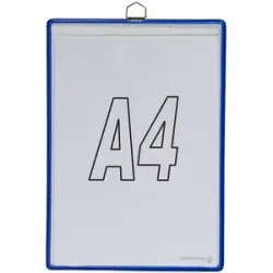 Hänge-Klarsichttasche, für Format DIN A4, blau, VE 10 Stk Tarifold