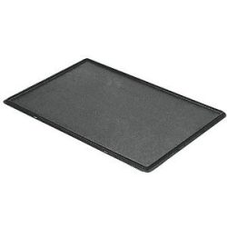 kaiserkraft Auflagedeckel für Stapelbehälter, VE 4 Stück, LxB 600 x 400 mm, grau