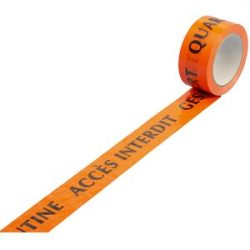 PVC-Warnband, Aufdruck Gesperrt, VE 6 Rollen, Bandbreite 50 mm ratioform