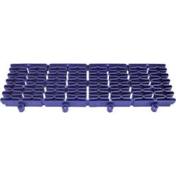 Kunststoff-Bodenfliese Yoga Easy Event, Belastbarkeit 220 t/m², LxB 300 x 75 mm, blau, Expansionsleisten, VE 5 Stk Miltex