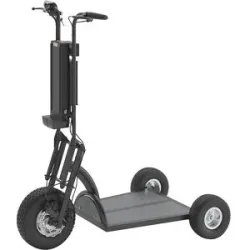 kaiserkraft Elektro Transportroller PRO, 350 W, 3 Räder, schwarz