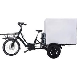 kaiserkraft Lastenfahrrad VS3E eDrive Berlin, hydraulische Magura-Bremsen, schwarz