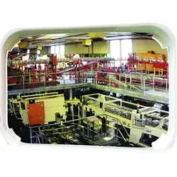 Verkehrsspiegel mit UV-Schutz, Blickwinkel bis 180°, HxB 450 x 900 mm Vialux