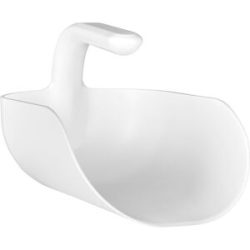 Handschaufel, ergonomisch, Volumen 2 l, VE 10 Stk, weiß Vikan