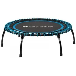 cardiojump Fitnesstrampolin Premium 112 cm ? blau