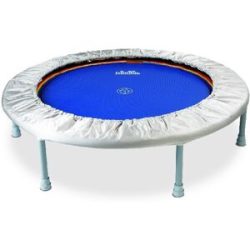 Heymans Trimilin Trampolin Mini Swing Rebounder feste Beine schwarz-silber