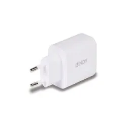 Lindy Ladegerät 65 Watt USB-A & C GaN Charger