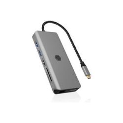 ICY BOX Mobile DockingStation IB-DK4061-CPD 2xHDMI,USB-C&A,GBit,PD 100W