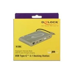 DeLock - Dockingstation USB3.1-C - dunkelgrau