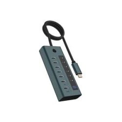 ICY BOX USB-C - 7-Port Hub IB-HUB1457-C31 6x 3.2 Gen2, 1x PD 20W